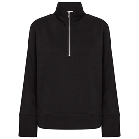Levete Room LR-NUKA 14 Zip-Sweatshirt, Sort